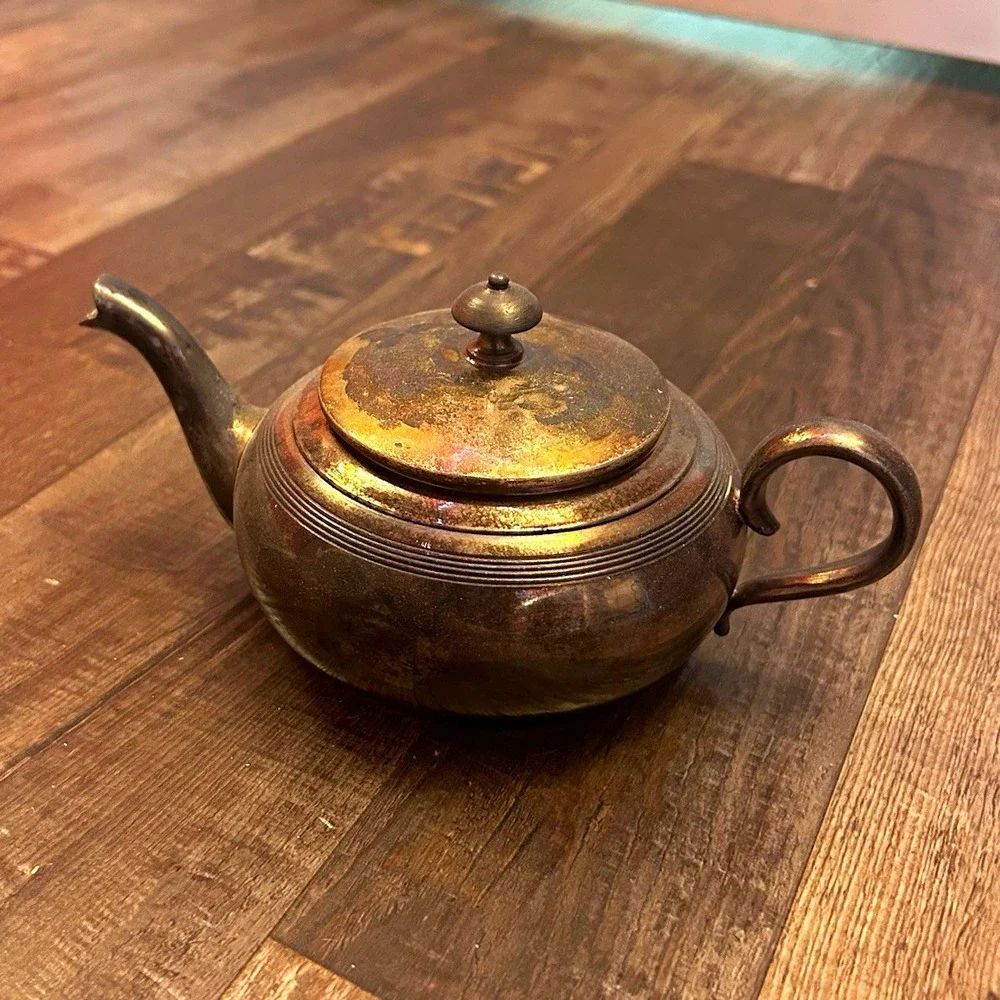 Apollo Silver Co. Silver Plated Tea Pot w/ Lid, Handle, Spout, MPN 1530